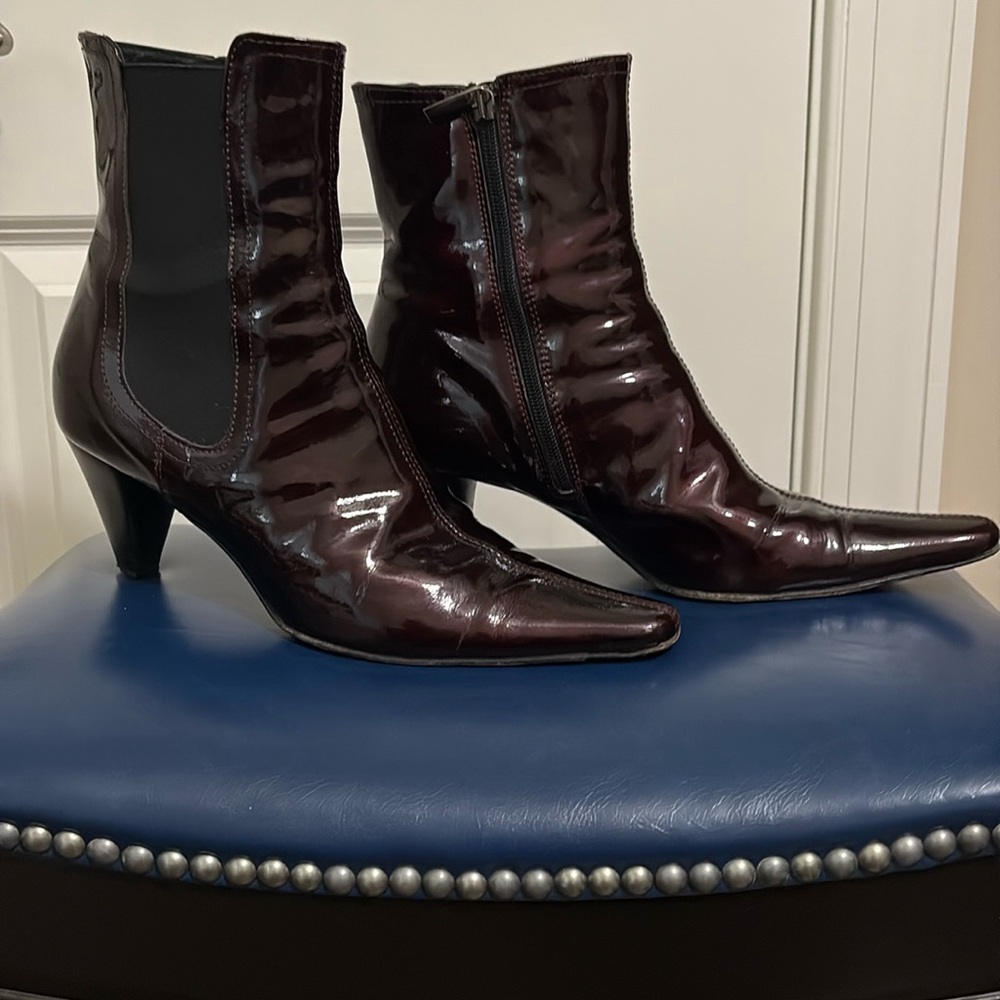 Aquatalia Cabernet Weatherproof Leather Boots